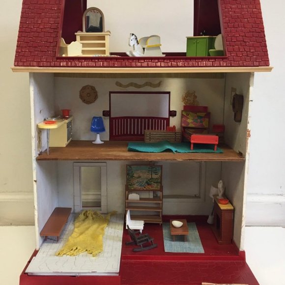 Retro American Colonial Style Doll House